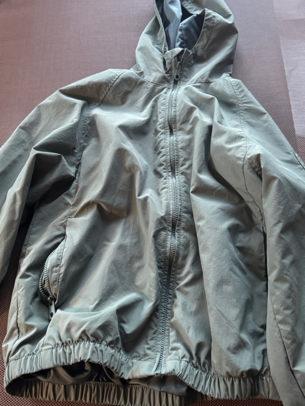Zara Youth Hooded Windbreaker - Olive